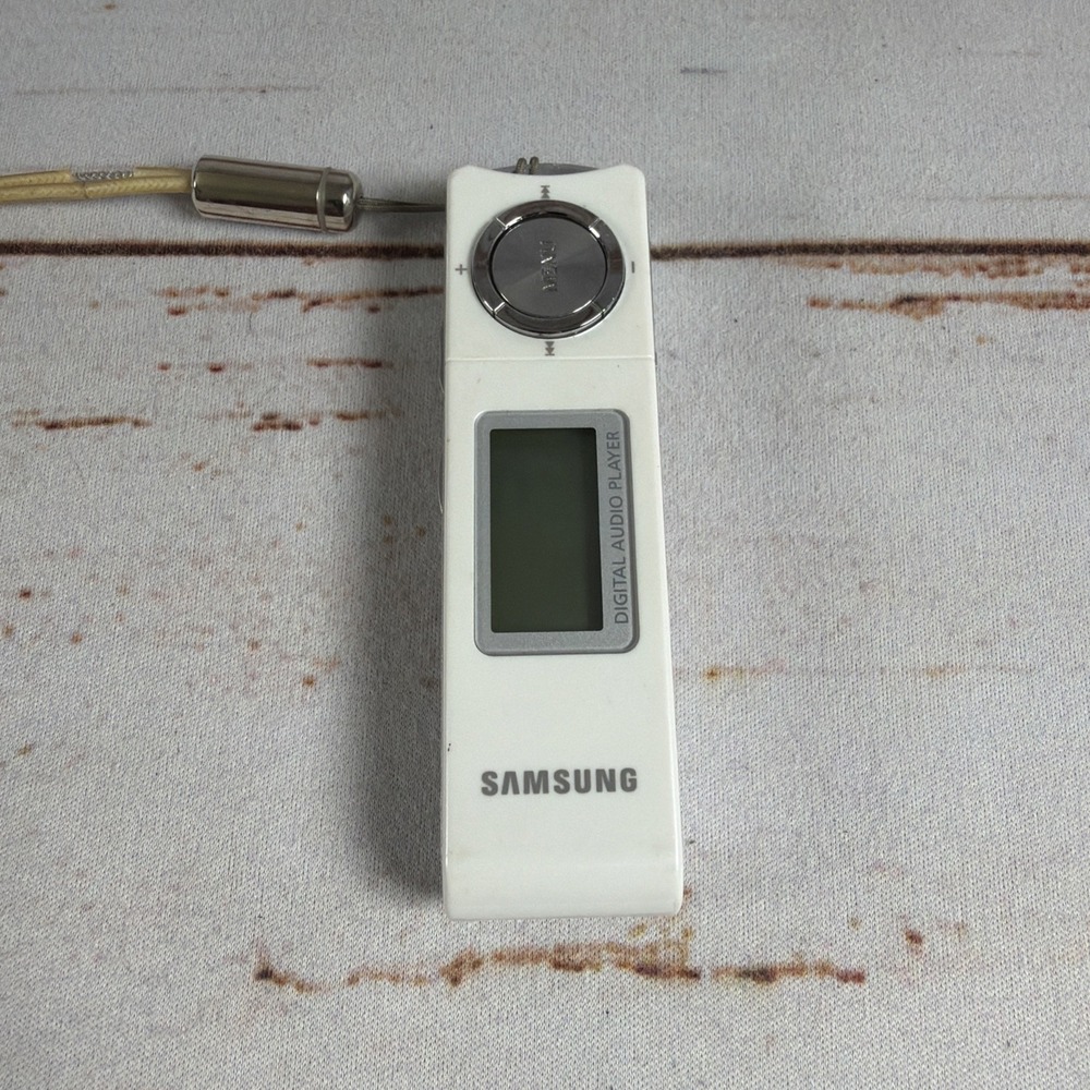 Samsung Yepp YP-U1 White Portable Media Player Fold-Out USB Tested